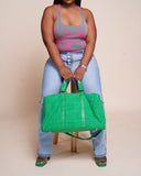 The Weekender Tote Bag (Kelly Green) - Individual Sale