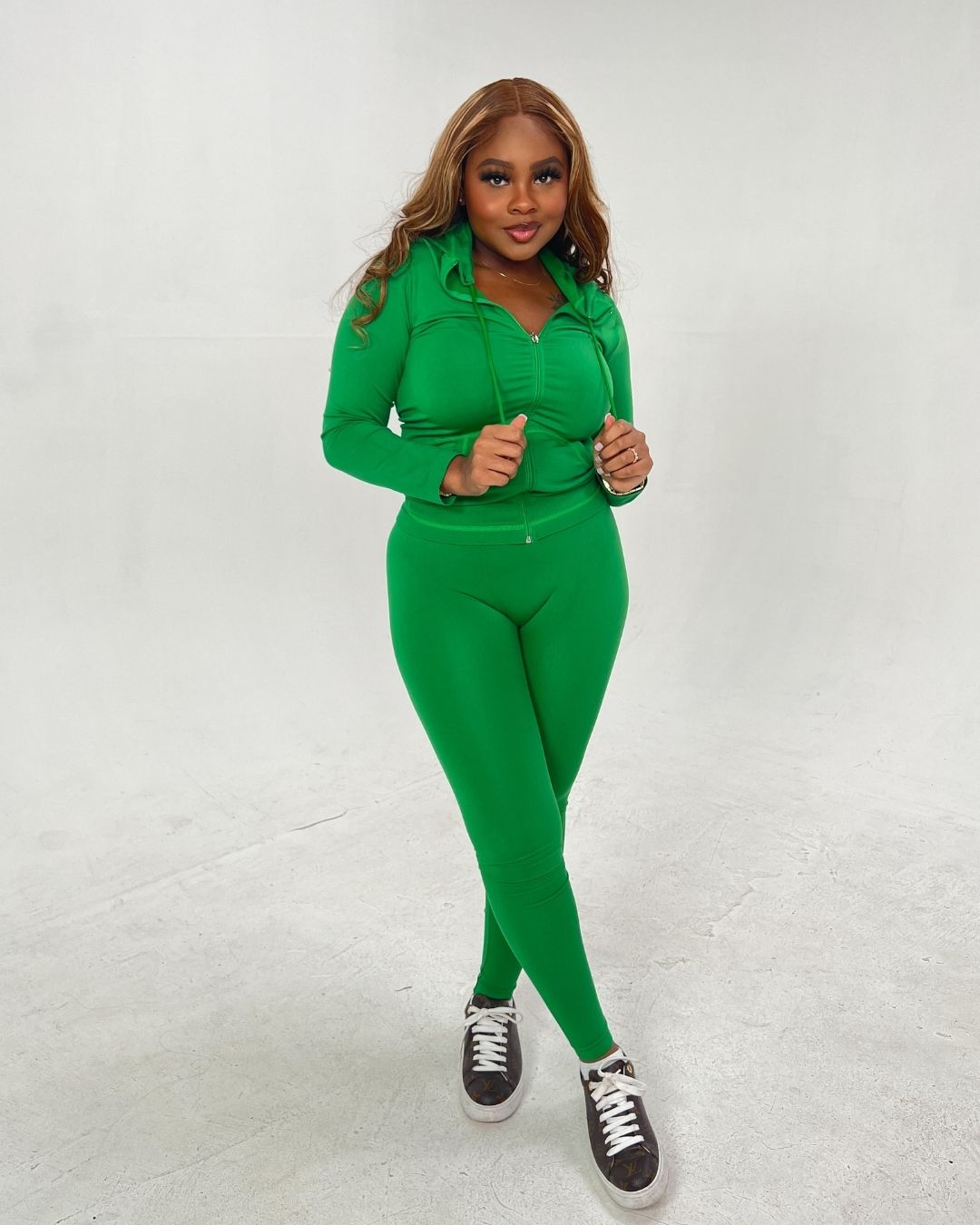 Out & About 2-Piece Legging Set (Kelly Green) - INDIVIDUAL SALE