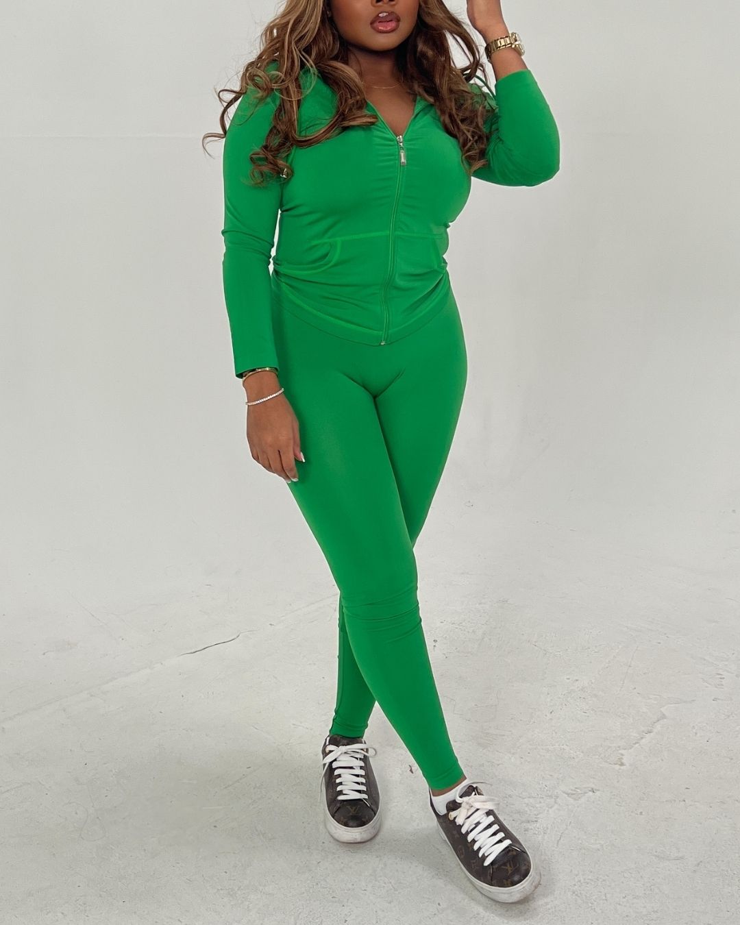 Out & About 2-Piece Legging Set (Kelly Green) - INDIVIDUAL SALE